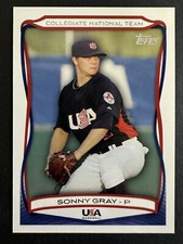 Sonny Gray 2010 Topps USA Baseball Card Collegiate National Team #USA-30