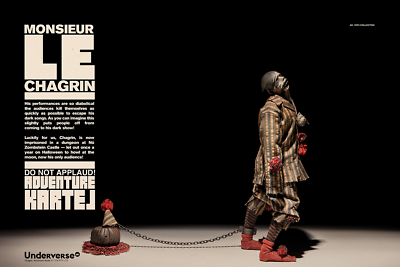 UNDERVERSE Adventure Kartel Series MONSIEUR CHAGRIN Action Figures