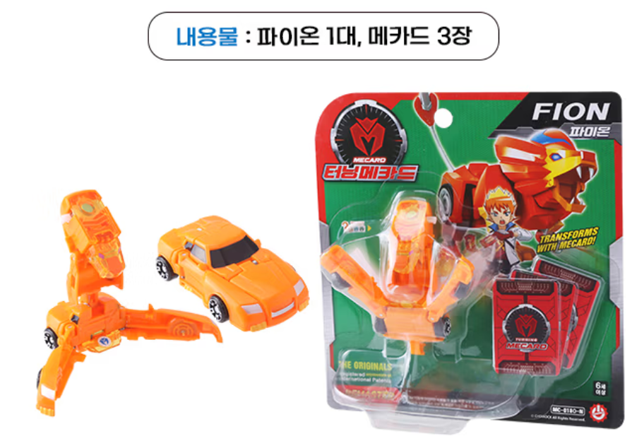CHOIROCK Turning Mecard REMASTER : FION 파이온 Robot Car Figure