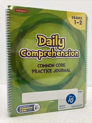 Daily Comprehension Common Core Practice Journal Grades 1-2 (Lakeshore) Set (10)