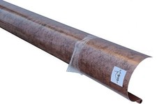 GRONDA GRONDAIA CANALA ALLUMINIO ROOF RAME 2 Metri Lineari - TUTTI GLI SVILUPPI