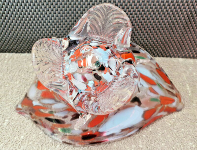 Coupe verre soufflé scandinave Paul Kedelv années 50