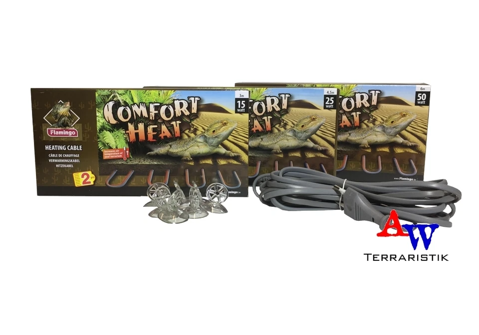 KARLIE FLAMINGO Terrarium Heizkabel - Comfort Heat verschiedene Ausführungen 15 bis 50 Watt