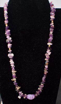 Iradj Moini spectaculaire et raffiné collier vintage améthyste fleurs