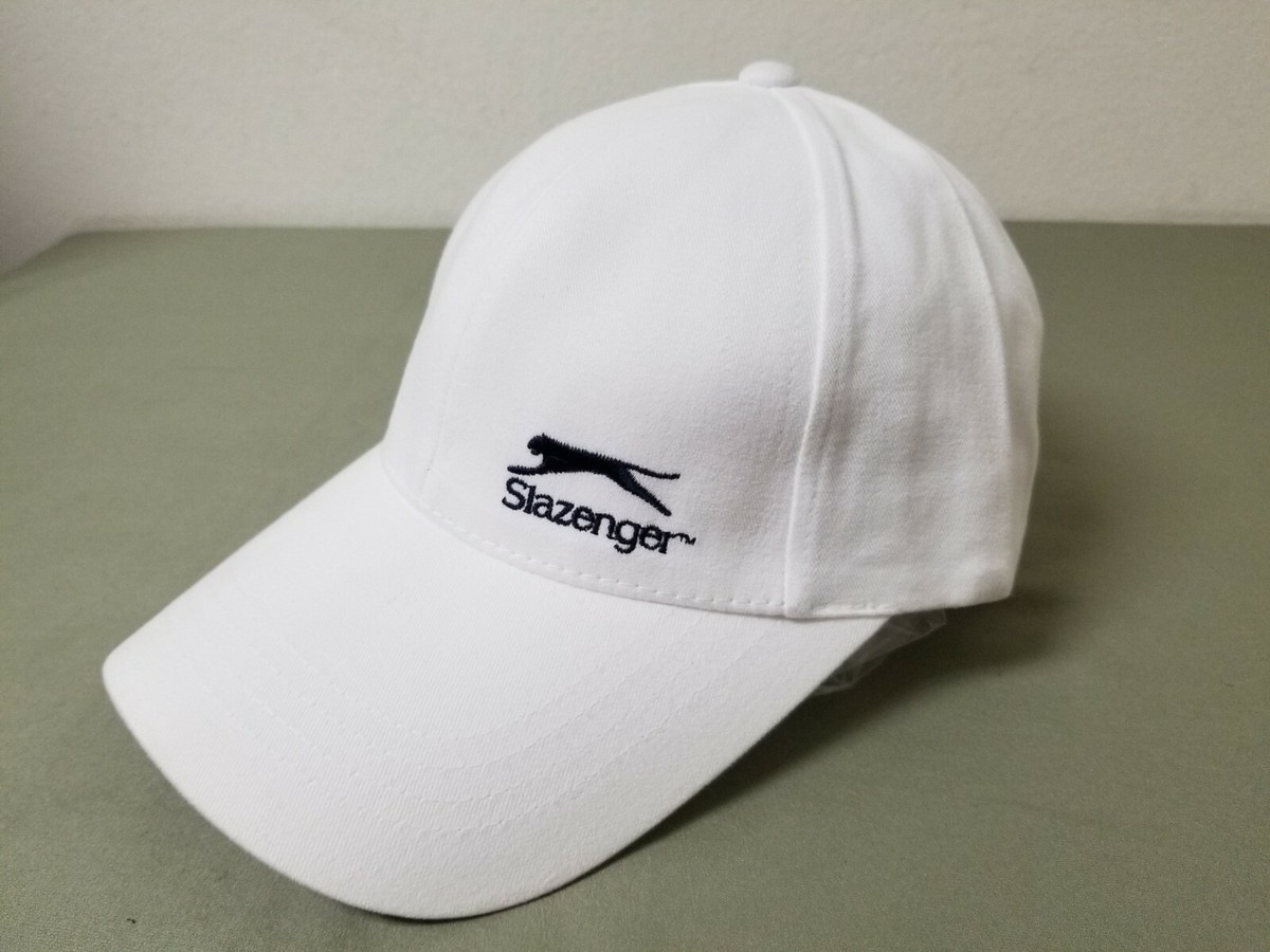 Slazenger Adults White Athletic Hat With Pocket Casual Outdoors Hiking Camping 58_2a73b1a2-586f-48b0-8b76-  main image 2