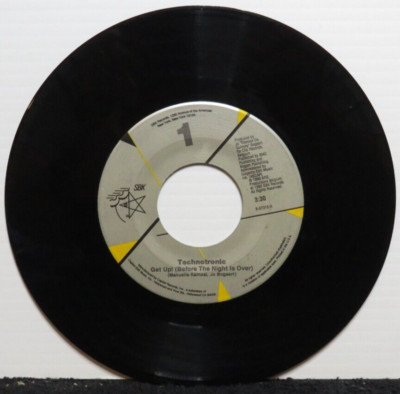 TECHNOTRONIC GET UP (BEFORE THE NIGHT IS OVER)/RAW (VG+) B-07315 45 RECORD