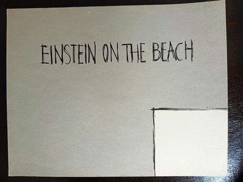 Einstein on the Beach - R. Wilson & P. Glass Exemplaire Vicky Alliata 1976