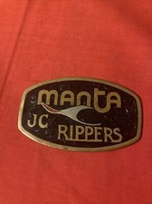 Vintage Manta JC Rippers Belt Buckle