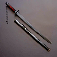 HANDMADE JAPANESE SAMURAI KATANA SWORD CARBON STEEL SHARP FULL TANG.