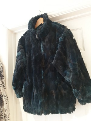THE TOÉ‪‪♡Somerset furcoat/S（A black Emma Somerset faux fur long‬‬ 