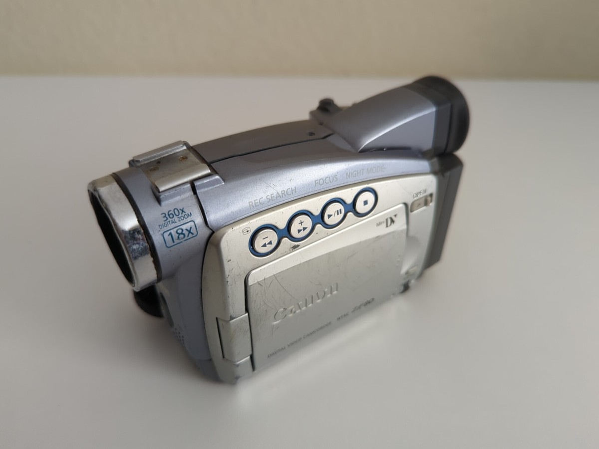 Canon ZR80 A Gray 18x Optical Zoom MiniDV Digital Video Camera