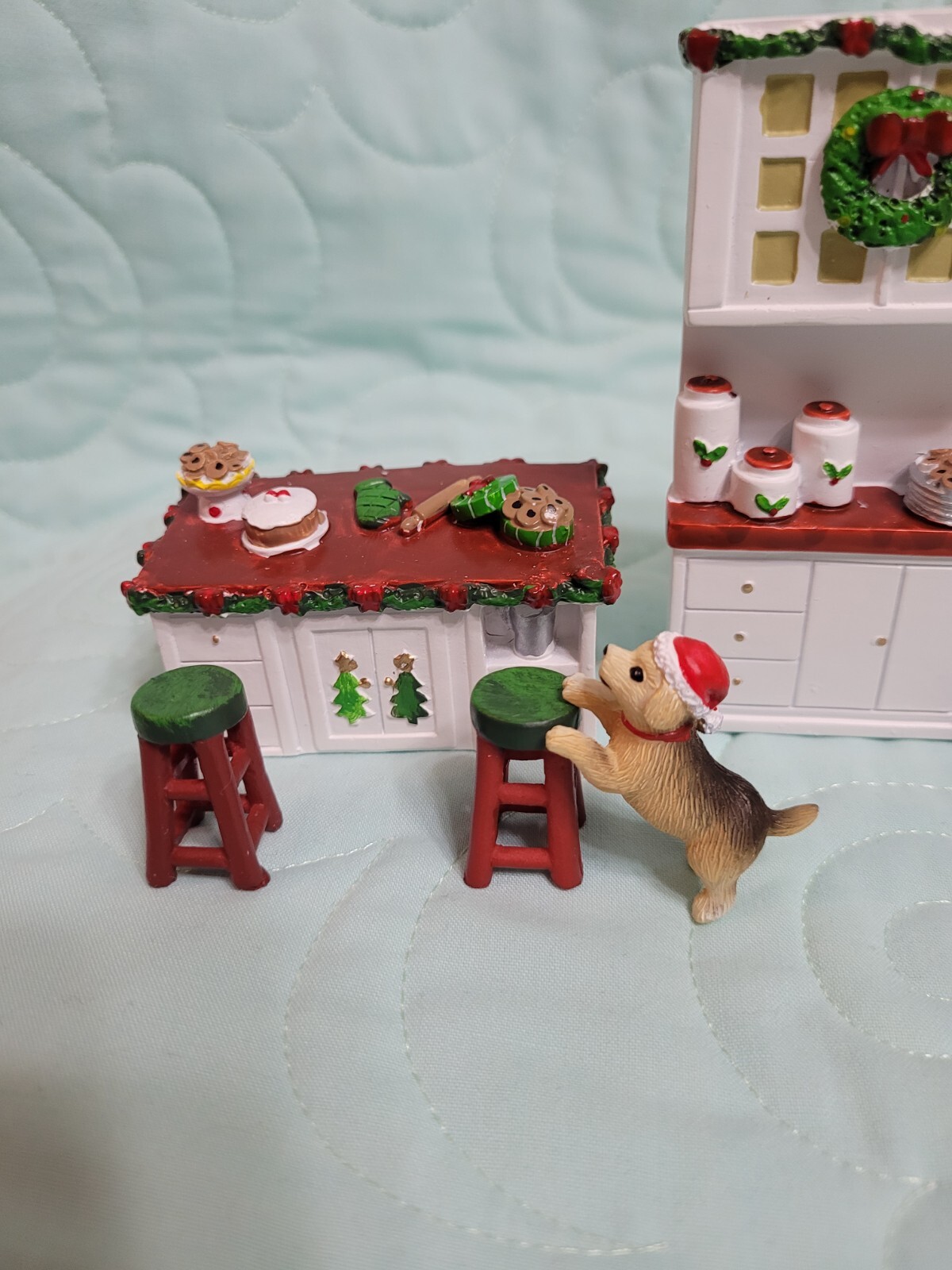 Collections Etc.Dollhouse Furniture Miniatures Resin Kitchen Set eBay