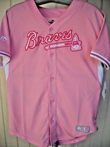 pink braves shirt