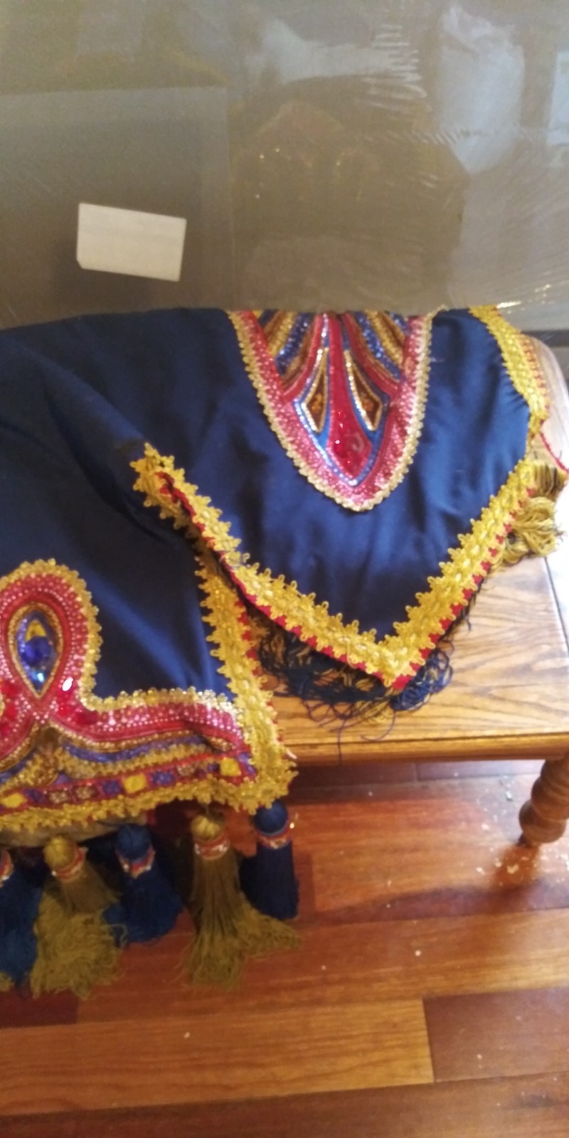 Arabian native costume bluee used Arabian native costume bluee used