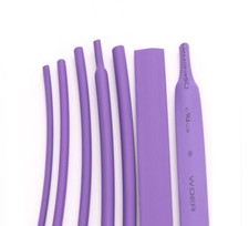 Heat Shrink Tube  1  50 Dia. Purple Electrical Connection 2:1 Wrap Wire Sleeving