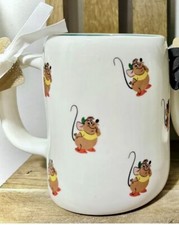 New Rae Dunn Disney Princess Gus Gus Mouse Ci...