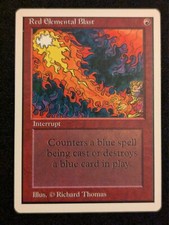 Red Elemental Blast - Unlimited - LP - Magic the Gathering - MTG - Red