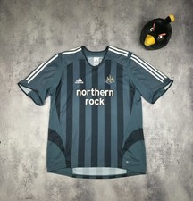 Vintage Adidas Newcastle United Soccer Jersey 2005 Away Football Shirt Size XL