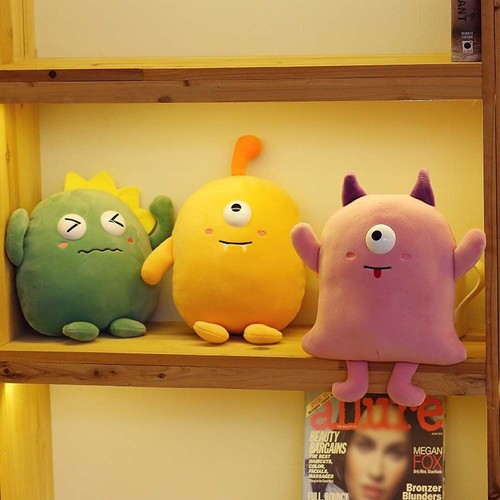 Pillow Pad Big Eye Plush Toys Stuffed Toys Plush Doll Dinosaur Pillow Cushion - Picture 4 of 12