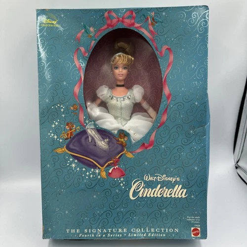 Vintage Walt Disney's Cinderella The Signature Collection #19660 Mattel 1998 NIB