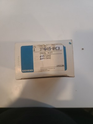 NOS SIEMENS ALLIS 3TY6 485-0AC8 240V 60HZ 220V 50HZ #817PT145*CO