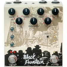 Old Blood Noise Endeavors Black Fountain Stereo Delay Effects Pedal, Cream
