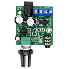 Mini Class D Mono Subwoofer Amplifier Board 12–15V 25–30W for DIY Audio