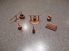 VINTAGE MARX FORT APACHE PLAYSET ACCESSORIES