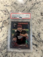 2024 Topps Chrome Upd Jordan Lawlar Sp-Black Speckle /10 PSA 10