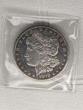 1878-CC Morgan Dollar Uncirculated Reflective Fields Nice Toning Raw Carson City