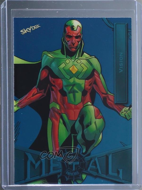 2022 Marvel Metal Universe Spider-Man Turquoise Light FX 36/50 Vision #94 aa7