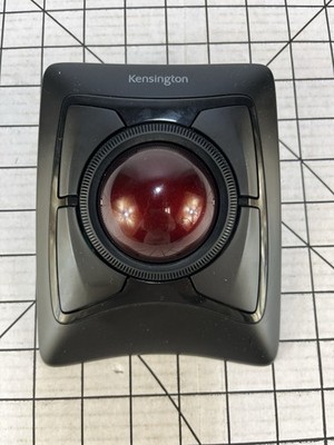 Kensington Expert Mouse Trackball Black 4-Button Vintage Ball Y2K