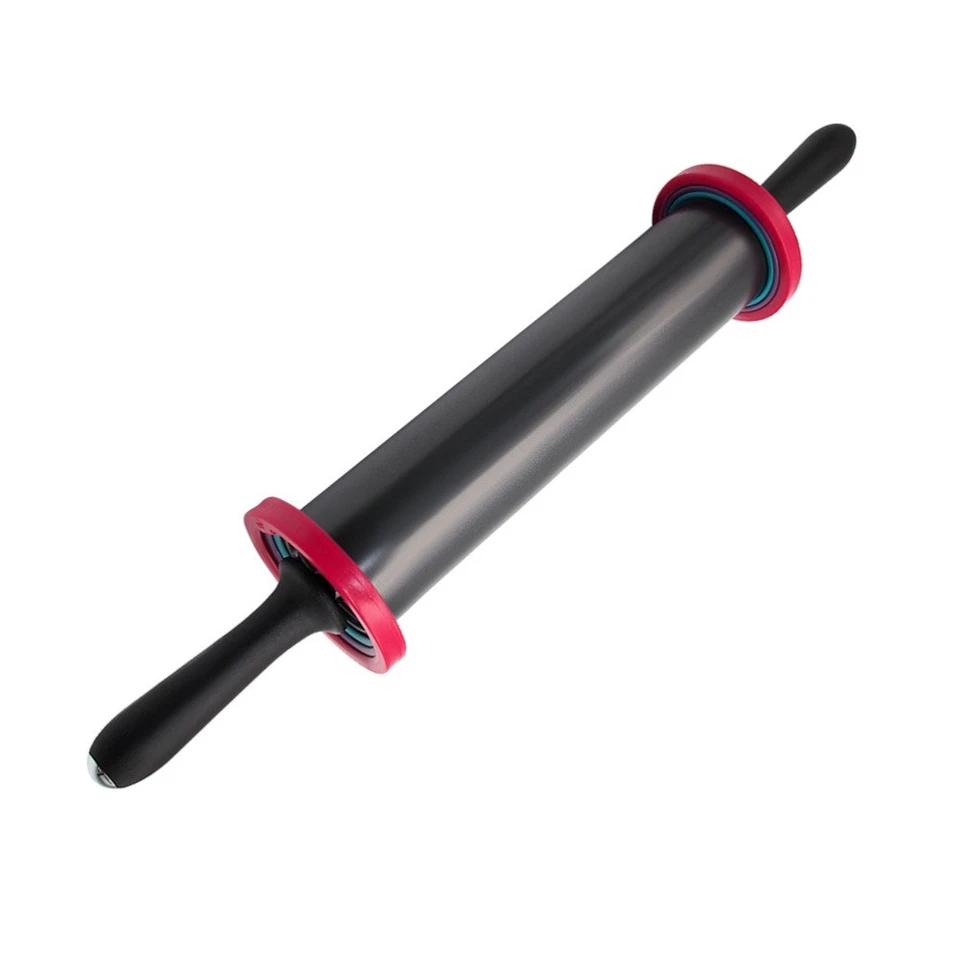 Rolling Pin Guide Rings Adjustable Tools Pizza Roller Stainless Steel Pins - Image 4 of 4