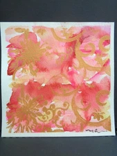 One Of A Kind  - Original COLORFUL ABSTRACT MIXED MEDIA  Painting