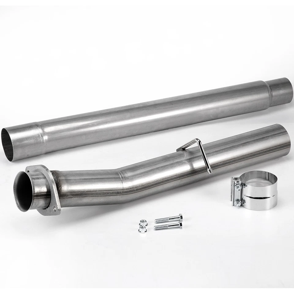 Turbo Back Diesel Exhaust Kit Powerstroke 4" 6.4 for F250 F350 F450 Super Duty Foto 4 de 4