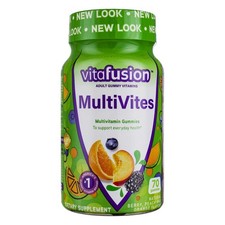 3 Pack Vitafusion MultiVites Complete Multivitamin Gummies, Berry/Peach/Orang...