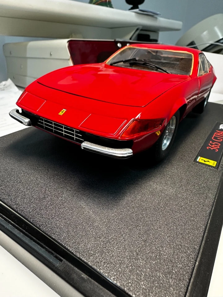 Ferrari 365 GTB/4 Daytona Hot Wheels Elite 1/18 - Spedizione rapida✅ - Immagine 2 di 4