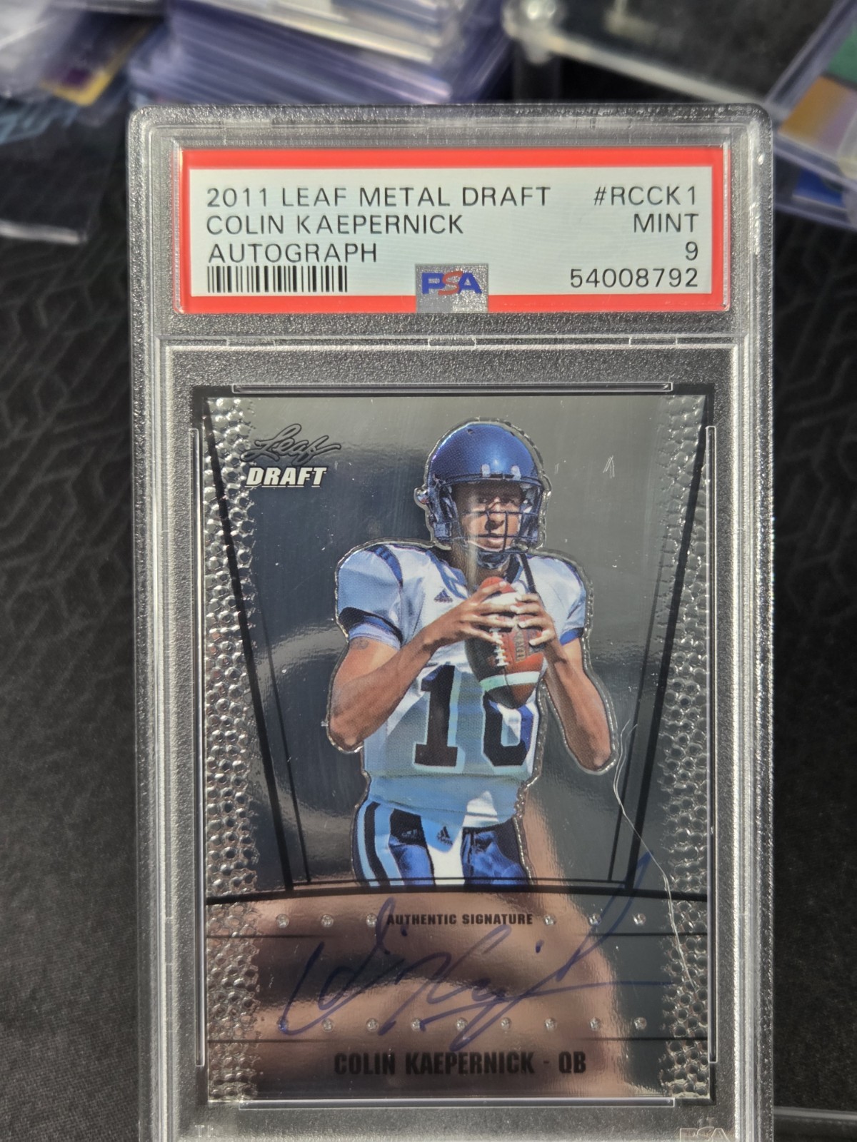 Colin Kaepernick Leaf Metal Draft Autograph #RCCK1 Base