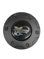 Pro Comp Top Only 8425041 S507-17  Black Wheel Center Cap with Snap Ring Spring