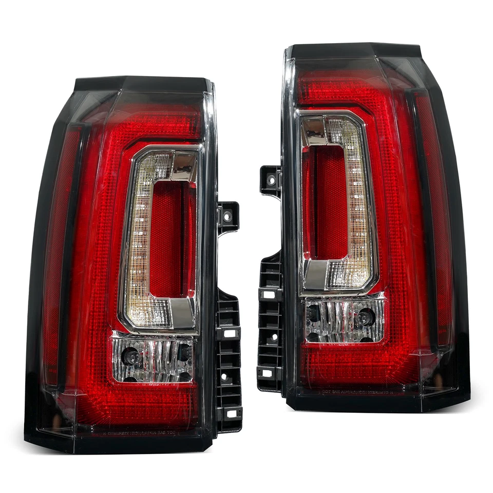 Upgrade LED Tail Light For 2015-2020 Chevy Tahoe/Suburban to GMC Style L+R Pair Foto 3 de 4