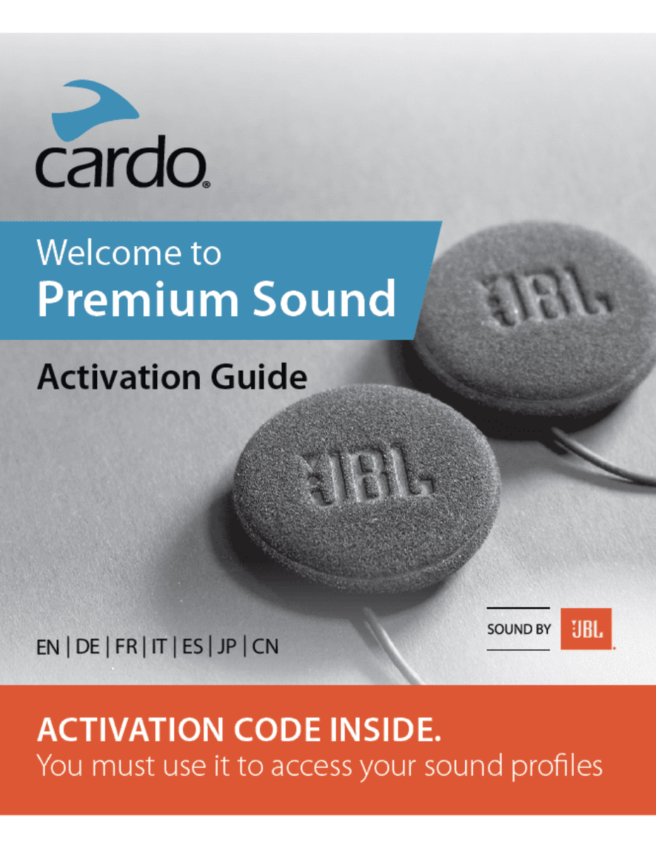 Cardo SPIRIT HD DUO JBL 40mm QR Audio Fast Shipping in 3-6 days | eBay