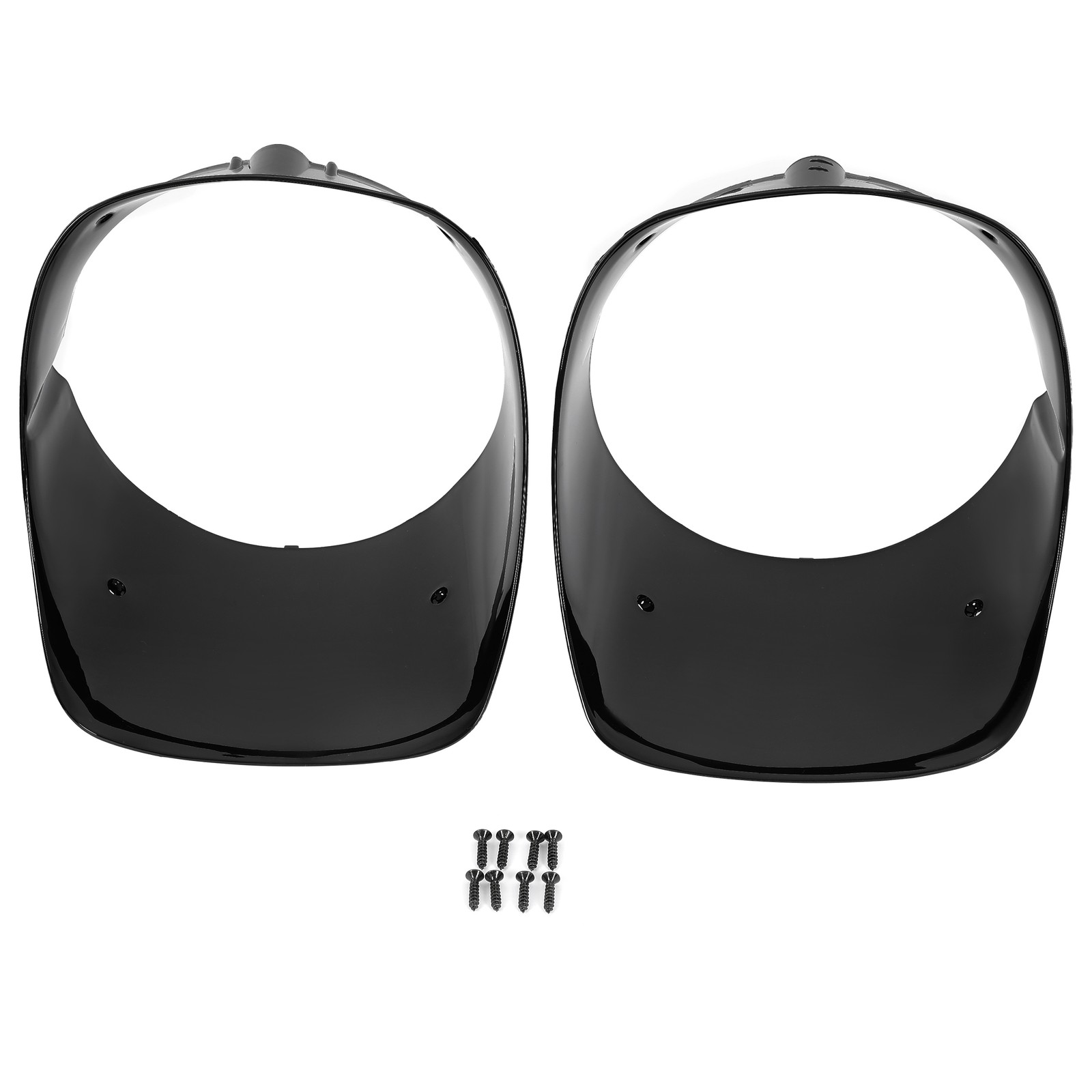 Headlight Light Bezels Lamp W/Screws Black For Chevrolet Camaro Z28 1978-1981
