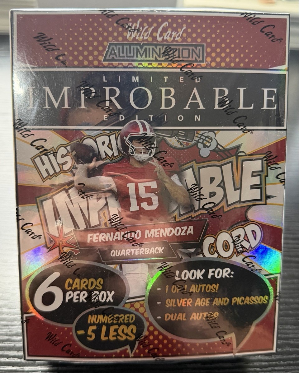 FERNANDO MENDOZA IMPROBABLE EDITION SEALED HOBBY BOX 2025 Wild