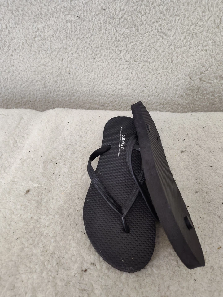 Sandalias chanclas antiguas azul marino para hombre 6 negras clásicas informales verano playa piscina zapatos Foto 4 de 4