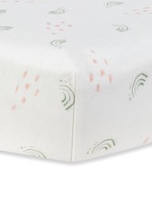 Under The Nile Organic Cotton Playpen/Playard Sheet - 37 x 29, Rainbow