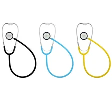 Contec Double Dual Head Stethoscope Cardiology Heart Lung Sound Medical Doctor