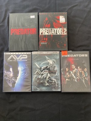 Predator DVD Lot of 5 , Alien vs Predator, Requiem, Predators, Predator 1 2