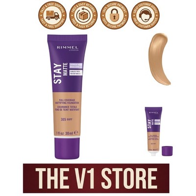 London Stay Matte Liquid Mousse - Lightweight Foundation for Oily Skin, 1oz