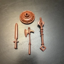 Vintage MOTU Masters of the Universe Man-E-Faces Bonus Weapons Parts Accessories