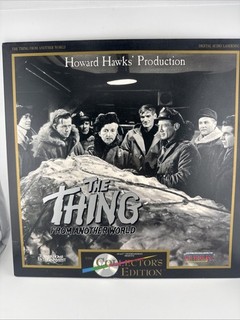 Vtg 1991 THE THING from Another World 1951 Classic Sci Fi Horror Movie LASERDISC